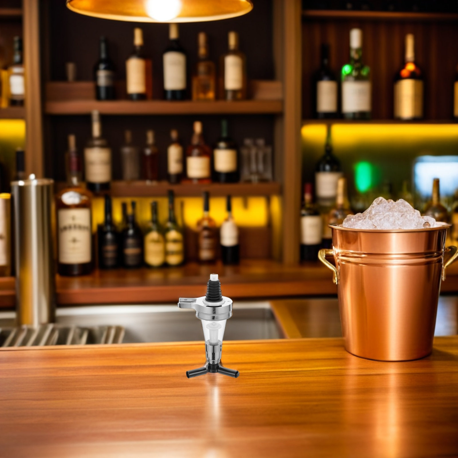 Spirit Measure Jigger - Wall Mounted Spirit Dispenser Bar Butler