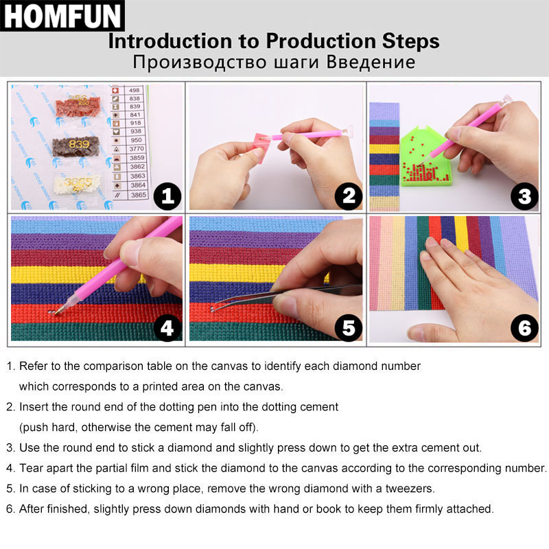 HOMFUN Diamond Painting Cross  - Beer Wine Up review and price
