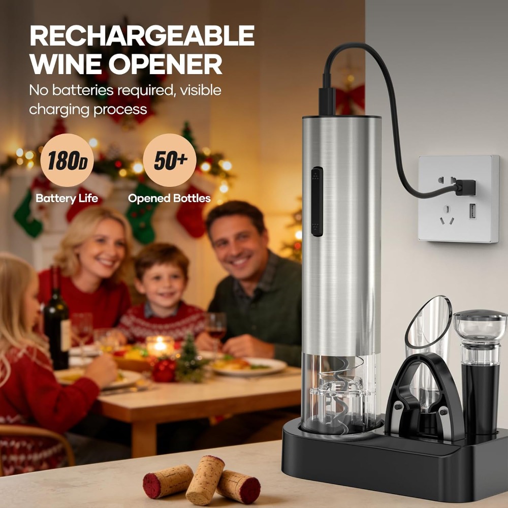 USB Rechargeable Electric Wine - Wine Opener Electric review and price